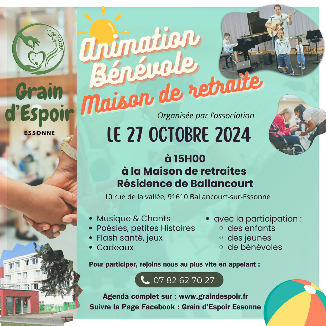 Animation du 27 octobre 2024
